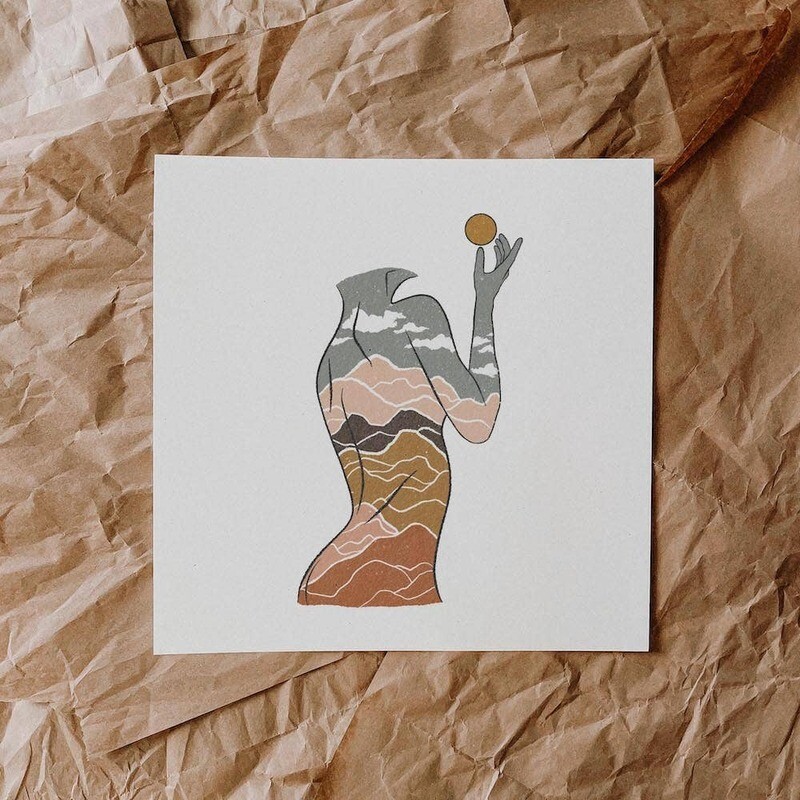 Chase the Sun Art Print