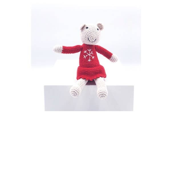 Holiday Mouse Rattle