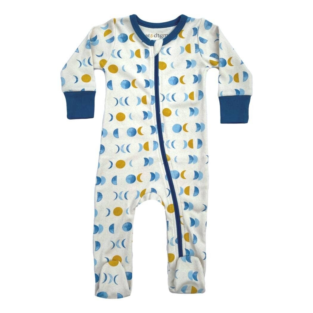 Moon Phase Footie (0-3 mos)