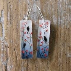 Berries &amp; Birds Earrings