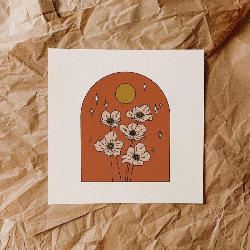 Poppies Art Print (12x12)