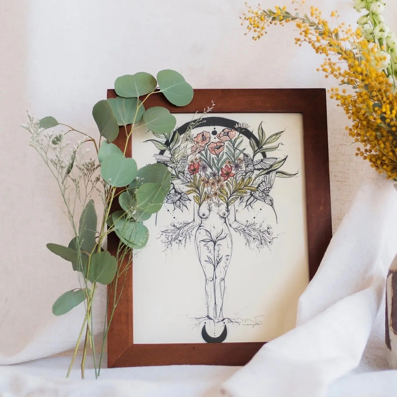 Sweet Nectar Within Art Print (11x14)