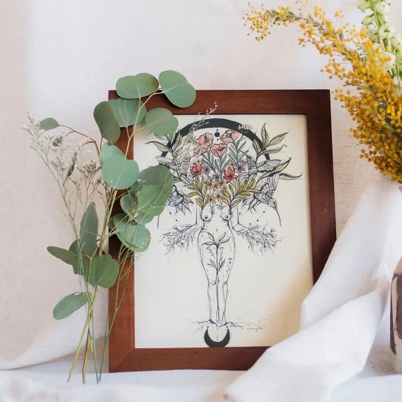 Sweet Nectar Within Art Print (11x14)