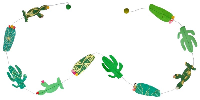 Cactus Paper Banner