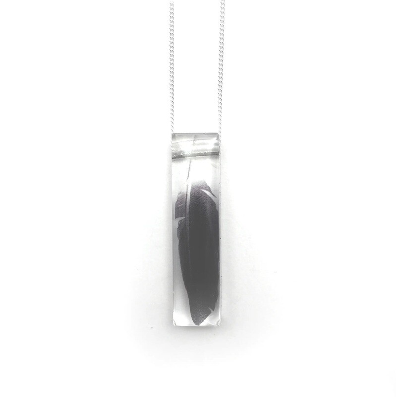 #34 Skinny Feather Necklace