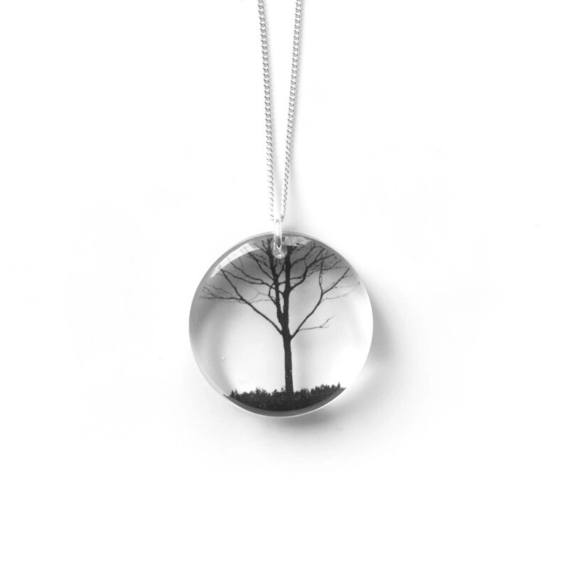#6 Round City Tree Necklace