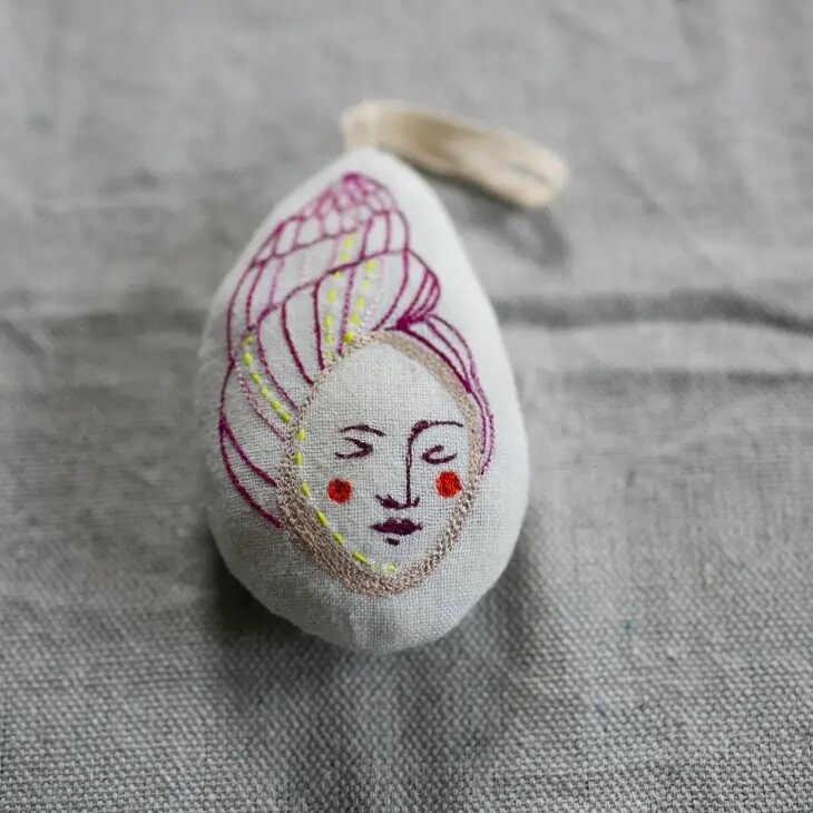 Shell Lady Ornament &amp; Sachet