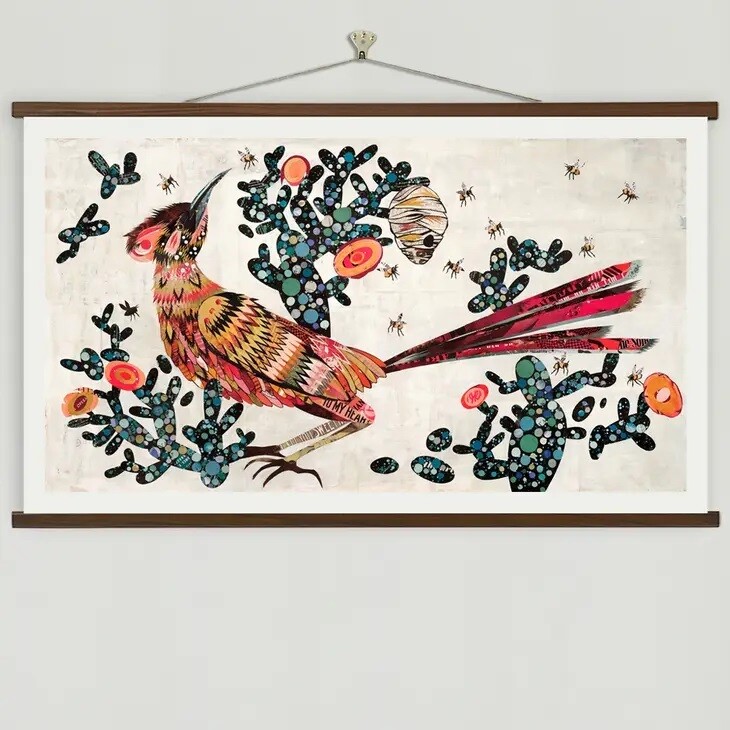Prickly Roadrunner 15.5 x 26 Art Print