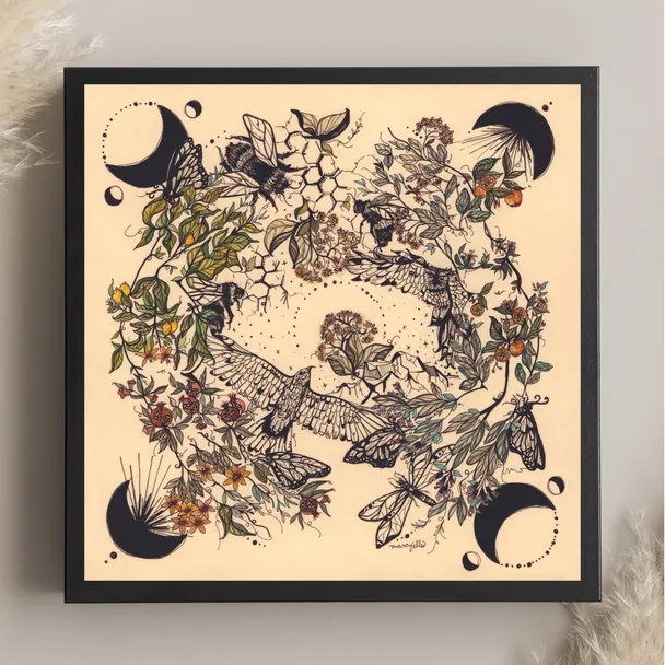 We Need Each Other Art Print  (12 x 12)