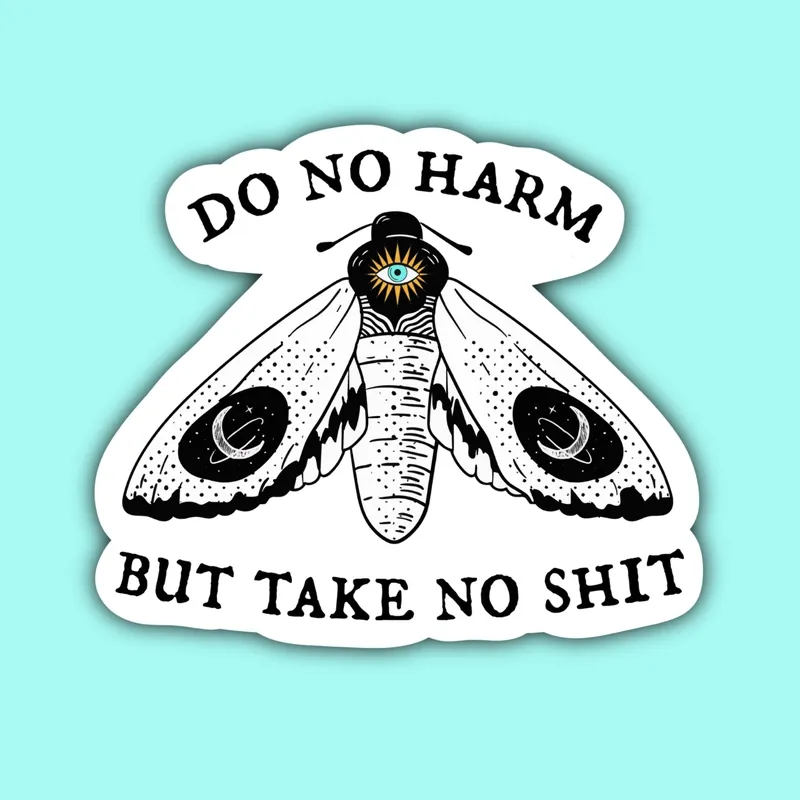 Do No Harm Sticker