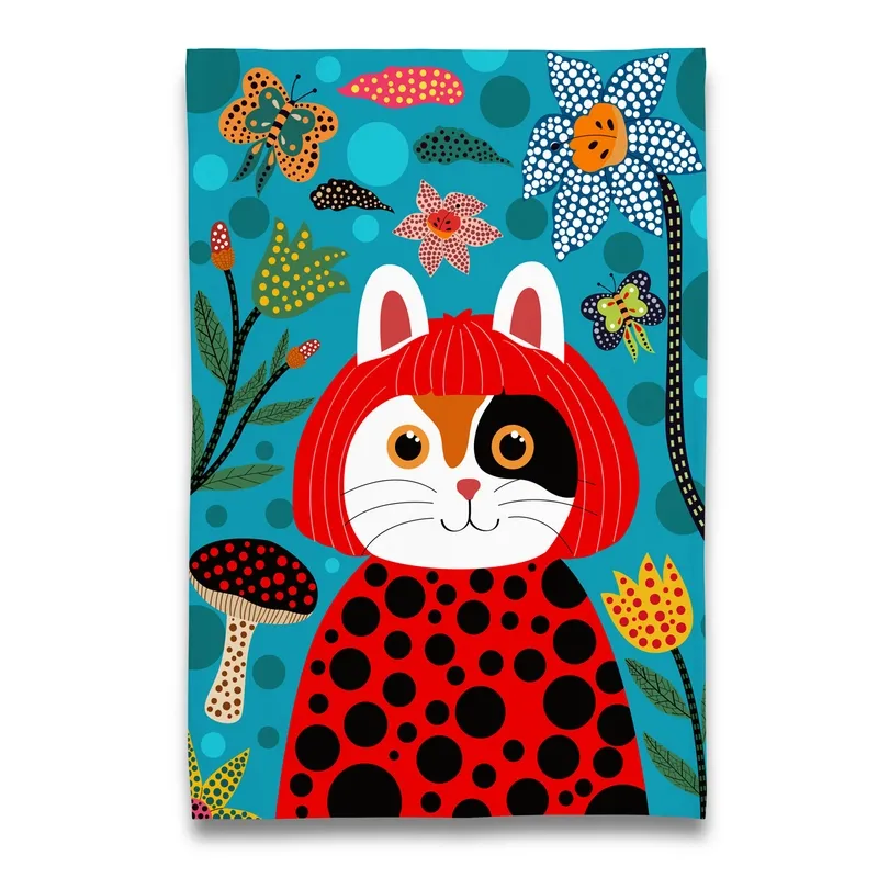Yayoi Kusama Tea Towel