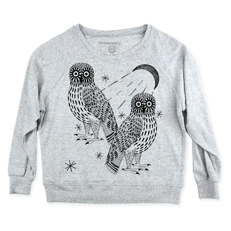 Owls Pullover Sweatshirt