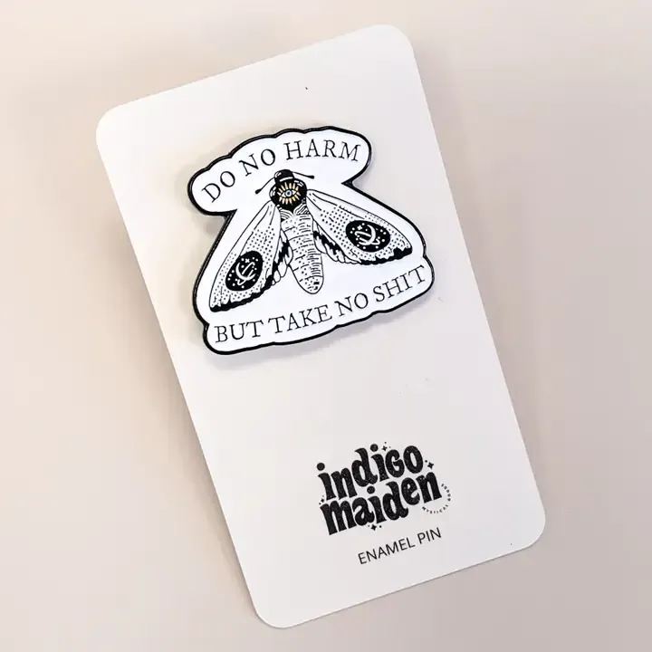 No Shit Enamel Pin