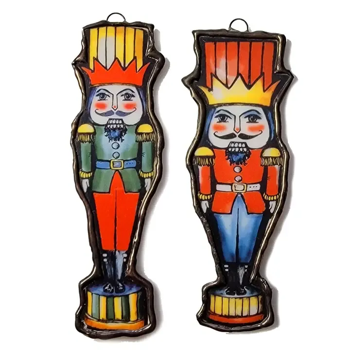 Nutcracker Art Glass