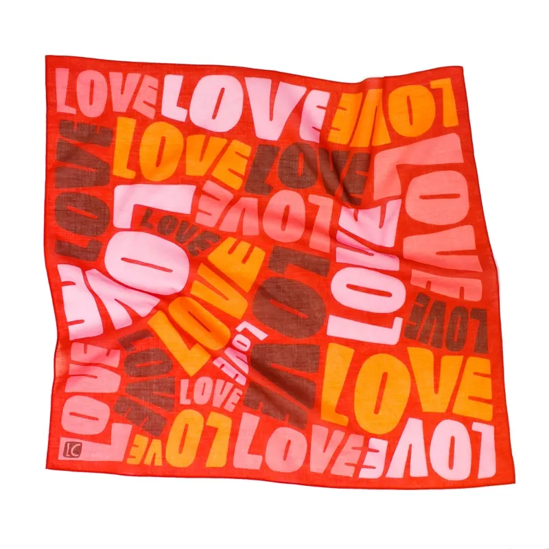 Love, Love, Love Cotton Bandana