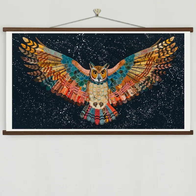 Midnight Mountain Protector 15.5 x 26 Art Print