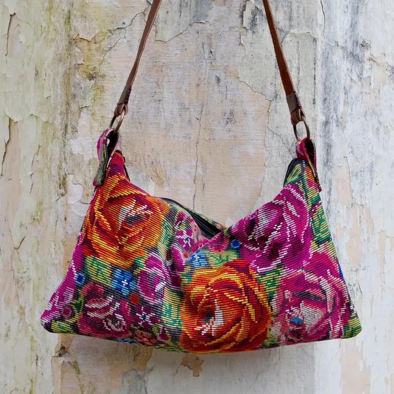 Chichi Huipile Leather Shoulder Bag
