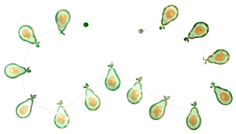 Avocado Paper Banner