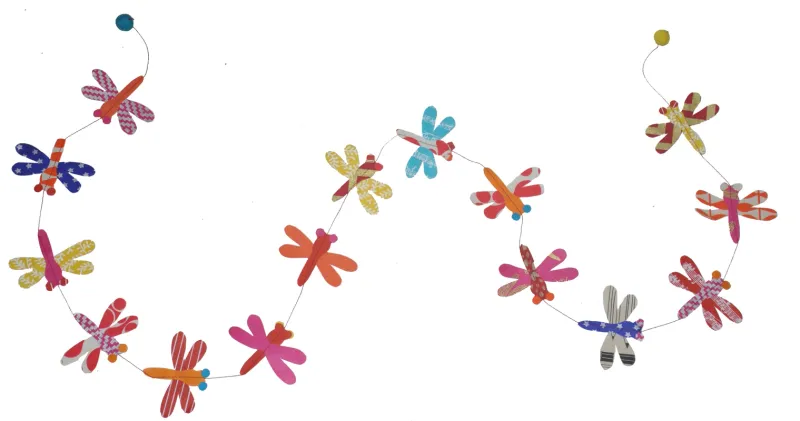 Dragonfly Paper Banner