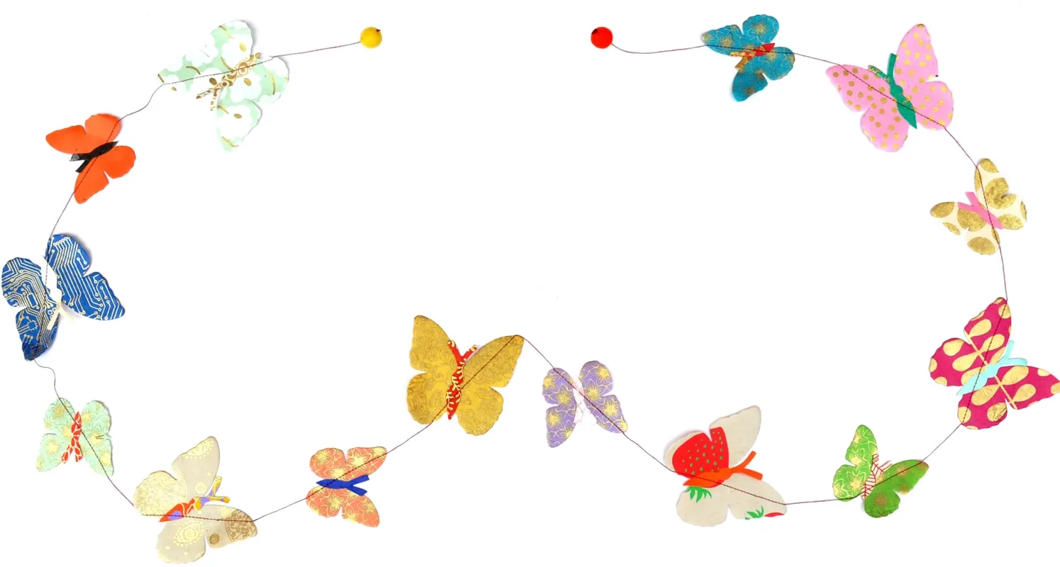 Butterfly Paper Banner