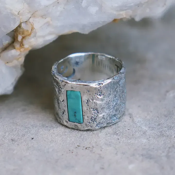 Intuition Ring Sterling &amp; Turquoise