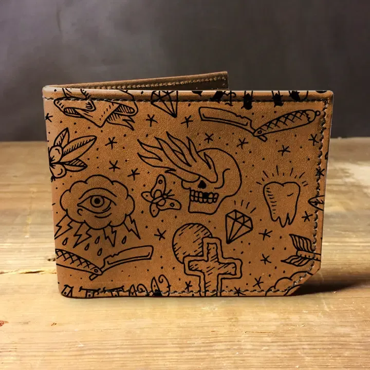 Tattoo Leather Wallet