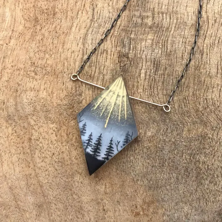 Falling Gold Necklace