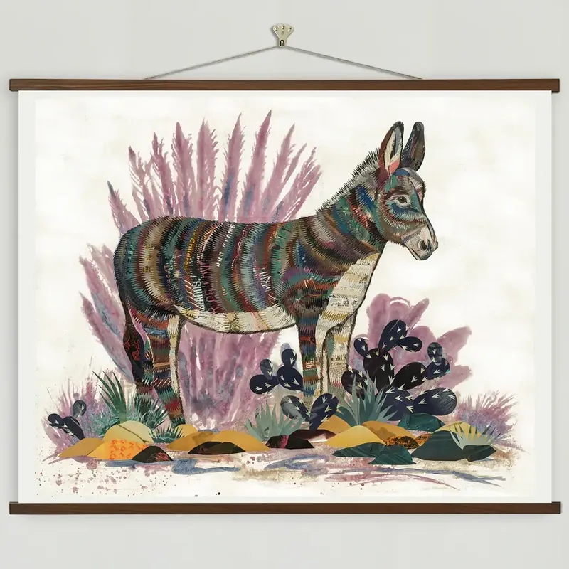 Burro Country Art Print (16x20)