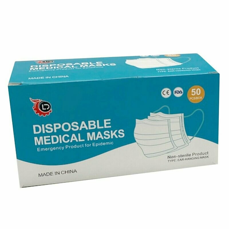 3-Ply Disposable Masks