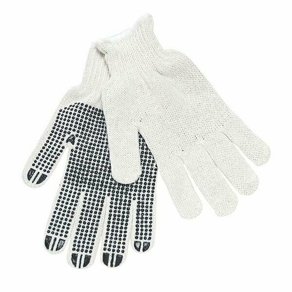 Poly/Cotton Knit Gloves with Dots