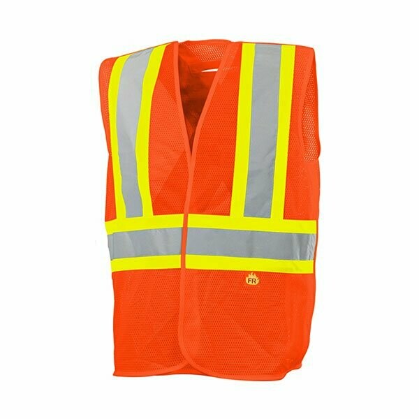 FR Mesh Traffic Vest, No Pocket