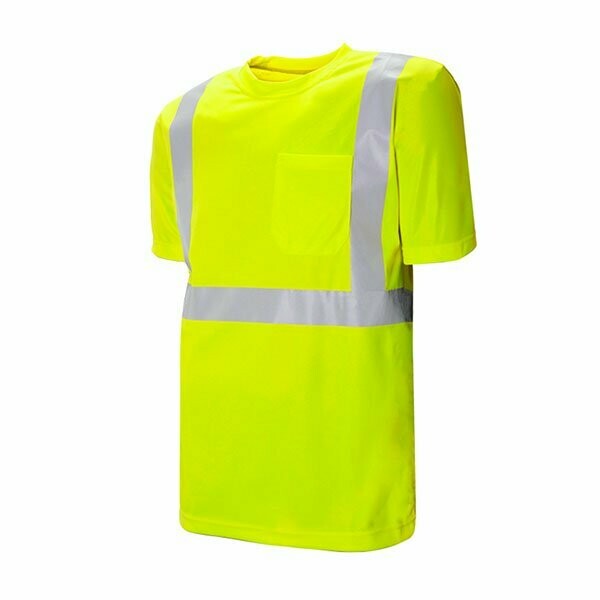 Polyester Traffic T-Shirt, Colour: Lime Green