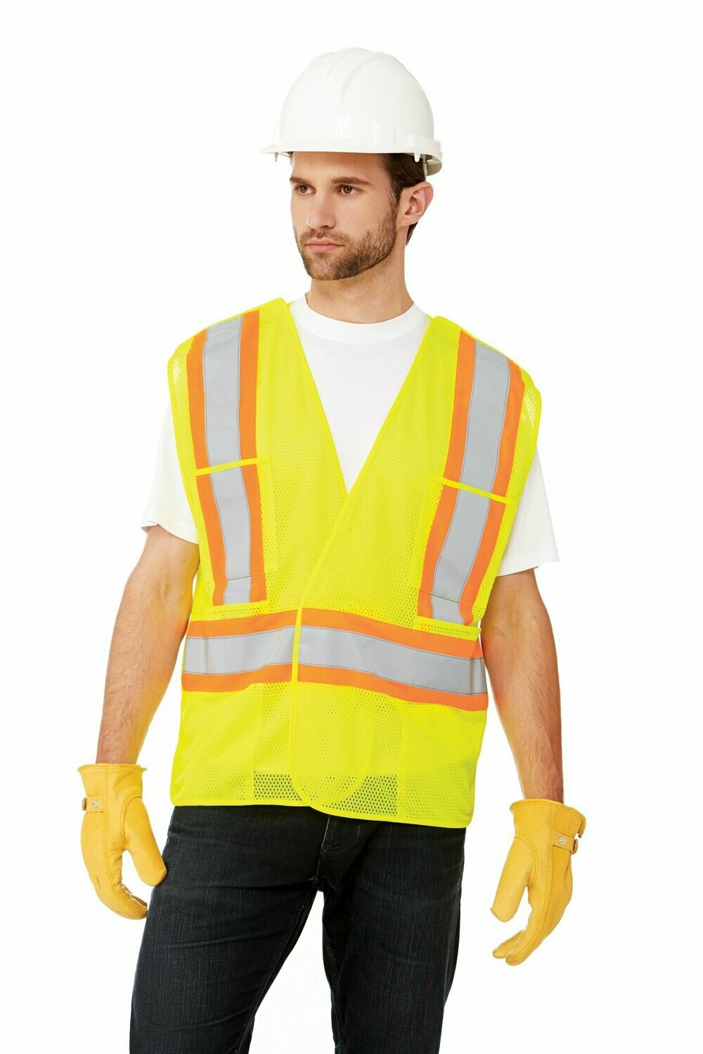 High Visibility Safety Vest, Colour: Yellow