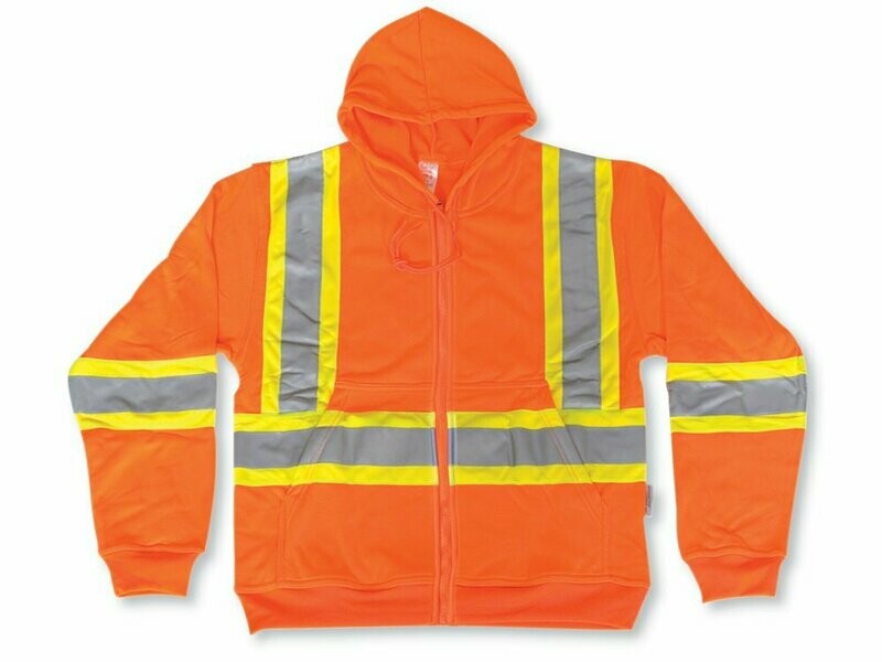 100% Polyester Full Zipper Hoodie