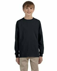 Gildan Ultra Cotton Long Sleeve T-Shirt, Colour: Black