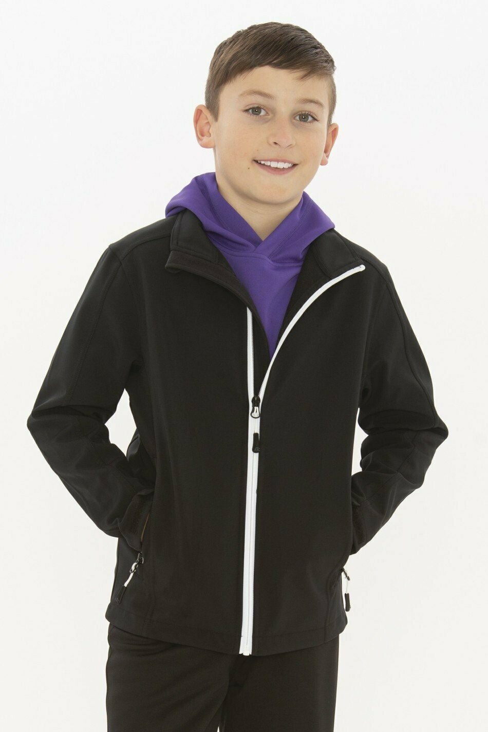 ATC Game Day Soft Shell Jacket, Colour: Black/White