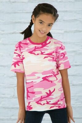 ATC Eurospun Ring Spun Tee, Colour: Pink Camo