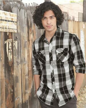 Burnside Long Sleeve Plaid Shirt