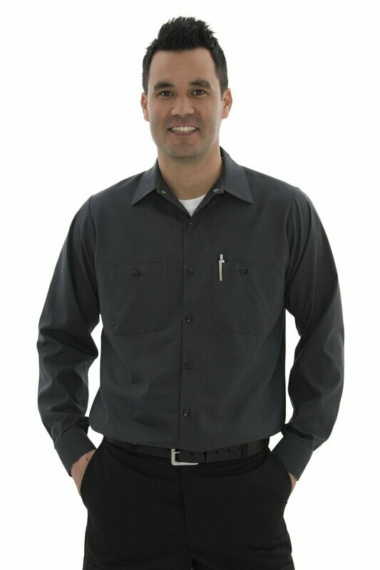 Red Kap Industrial Long Sleeve Work Shirt