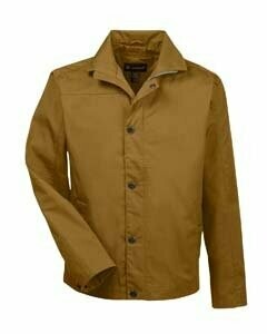 Harriton Auxiliary Canvas Work Jacket, Colour: Duck Brown