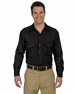 Dickies Long Sleeve Work Shirt, Colour: Black