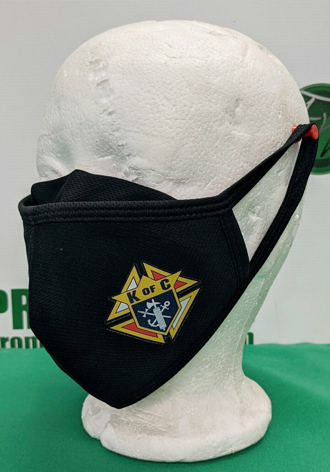 Pleated Eco Mask, Colour: Black