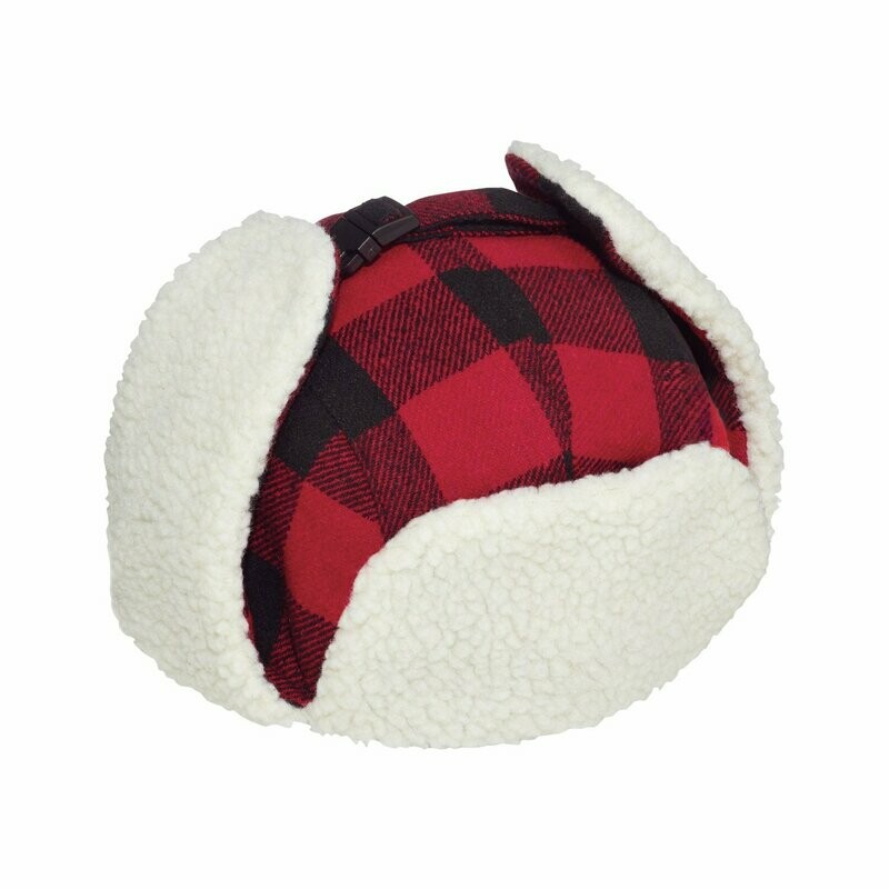 Polyester / Wool with Berber Fleece Earflaps