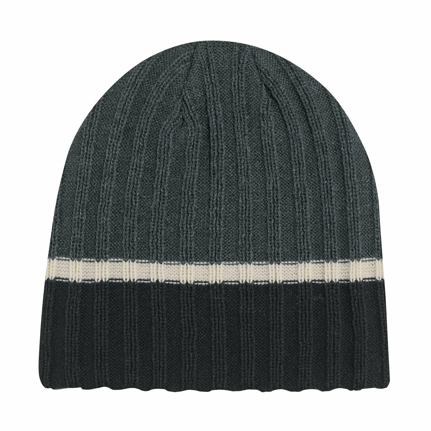 Acrylic Board Toque, Colours: Black/Charcoal/Putty