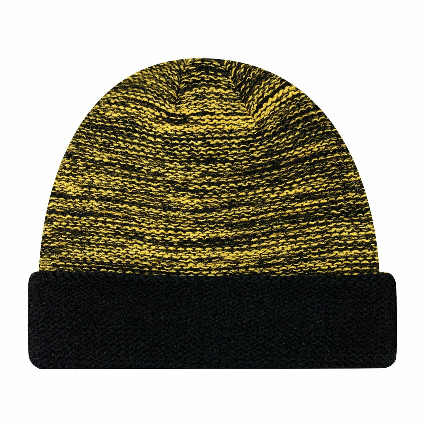 Acrylic Cuff Toque, Colours: Black/Gold