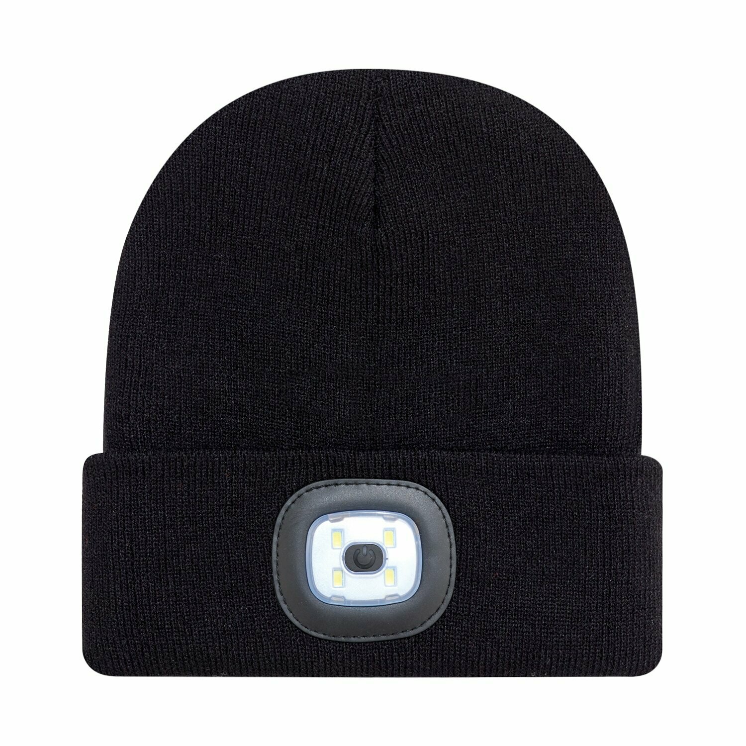 Acrylic Cuff Toque with LED light, Colours: Black