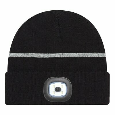 Acrylic Cuff Toque with LED light (Reflective, Safety)