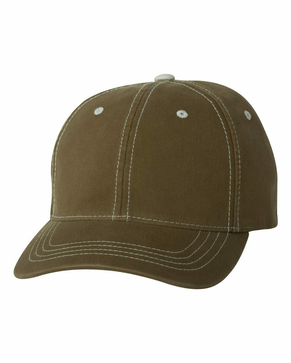 Flexfit - Contrast Color Stitched Cap, Colours: Loden Stone