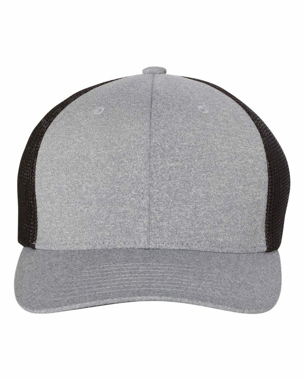 Mélange Trucker Cap, Colours: Heather Grey and Black