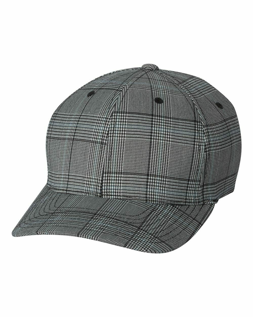Glen Check Cap, Colours: Black/White